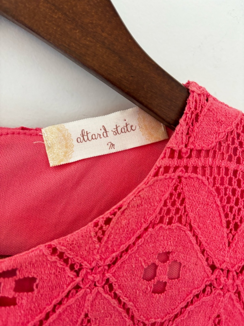 Altard State Lace Fit & Flare Dress Pink Coquette Romantic Feminine - Picture 4 of 7